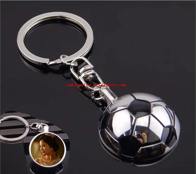 new style sublimation metal keychains rotate key ring hot transfer printing  blank consumable print two sides 20pieces/lot - AliExpress