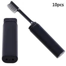 10*2,2*1,9 Портативный 10 шт./лот Складная зубная щетка путешествия Кемпинг на открытом воздухе складной зубами