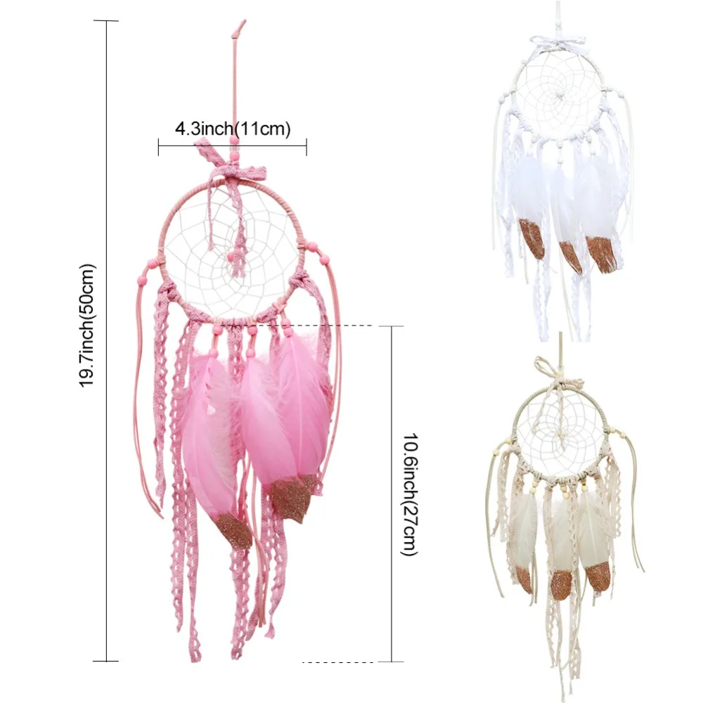 Nuestro cálido atrapasueños Boho decoración para el hogar atrapasueños unicornio Luna búho flor decoración boda fiesta regalos para invitados