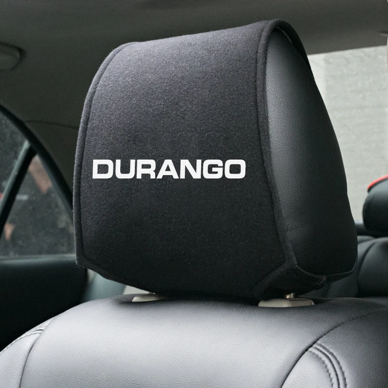 

1PCS Hot car headrest cover fit for Dodge Durango 2012 2013 2015 2017 2018 accessories car styling