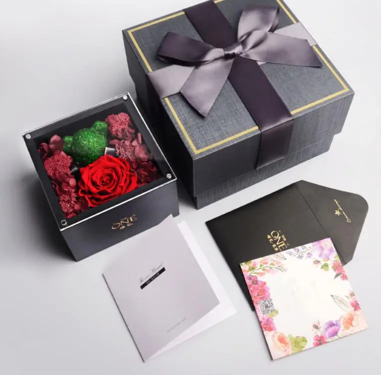 Xiaomi Mijia The ONE Real Rose Flower Forever для влюбленных подарок на день рождения мужчин и женщин