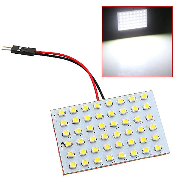 

Auto LED Panel light 1210/3528 48 SMD Cool white(8000K) 12V Car Reading/Dome/Trunk lamp bulb.