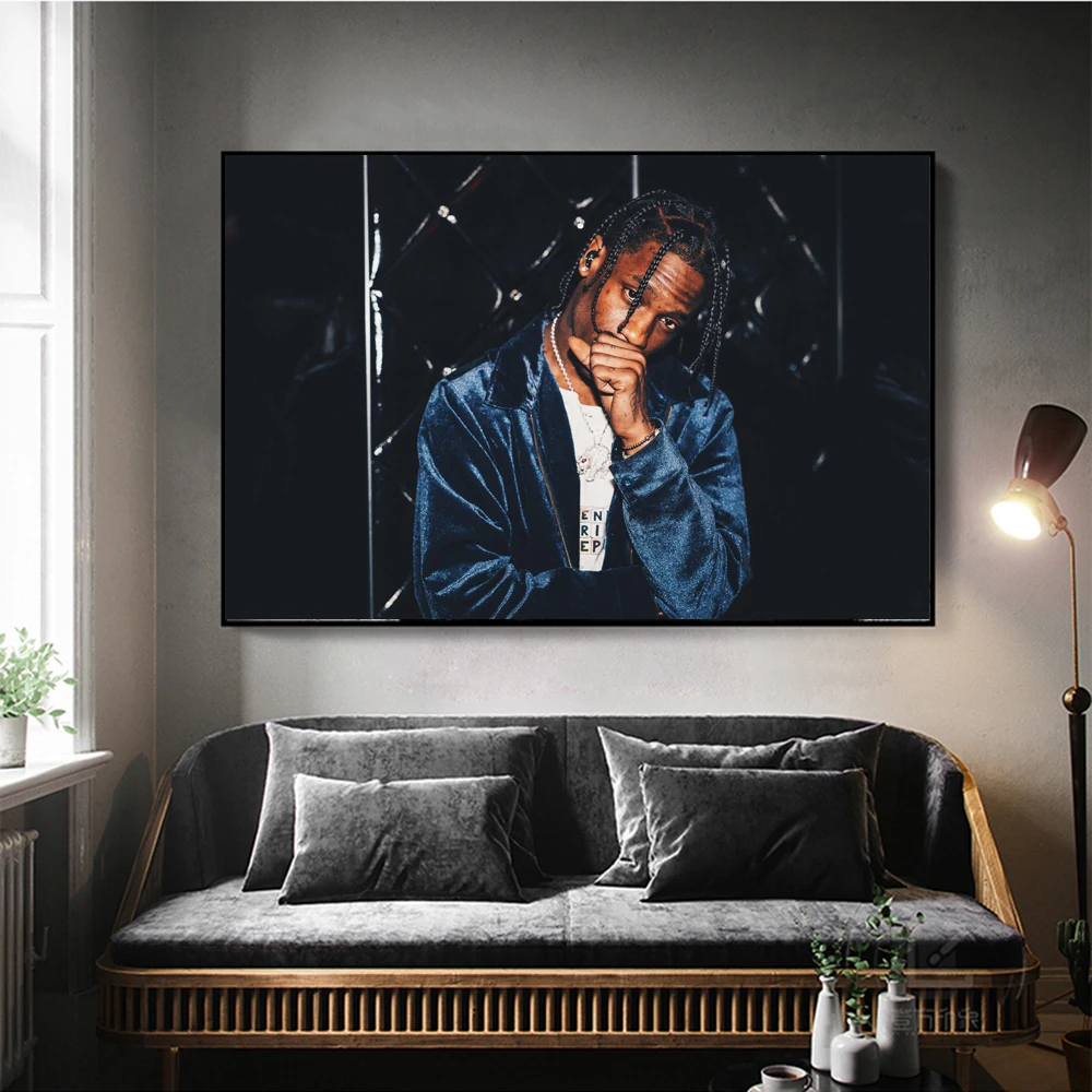 

WANGART Movie Poster Poster Print XXXTentacion Rapper Music Singer Canvas Print sWall Art Picture for Living Room Pop Print