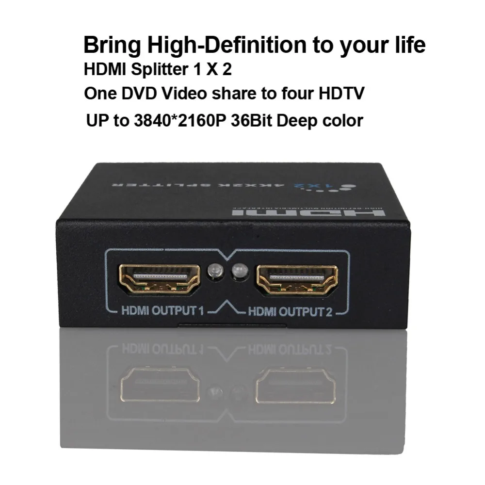 EGizmo Multi Functional HD версия HDMI 1 в 2 выходов Дубликатор сплиттер усилителя Поддержка Full