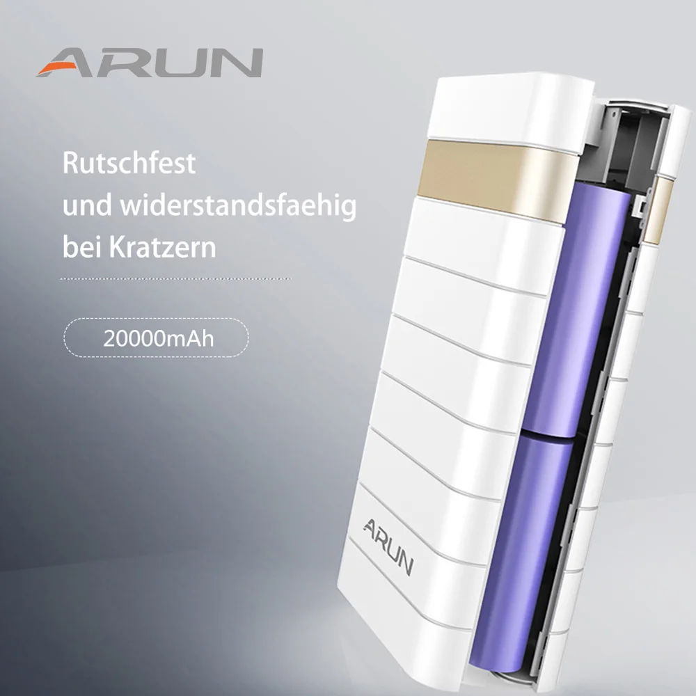 ARUN FS Max power Bank 20000 мАч внешний аккумулятор для смартфона|bank mah|bank 20000power bank |