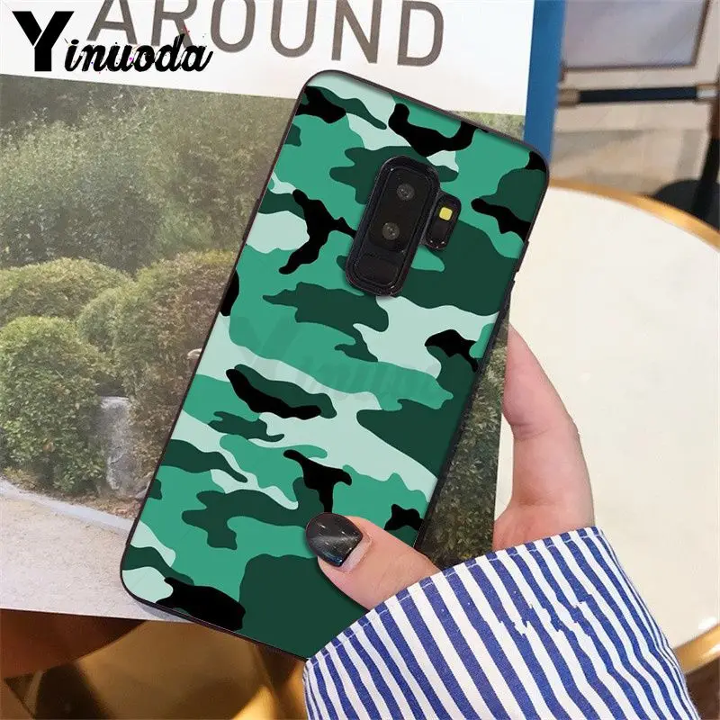 Yinuoda с камуфляжным узором; Камуфляжный военный армейский чехол-крышка чехол для телефона для samsung S9 S9 плюс S5 S6 S6edge S6plus S7 S7edge S8 S8plus - Цвет: A8