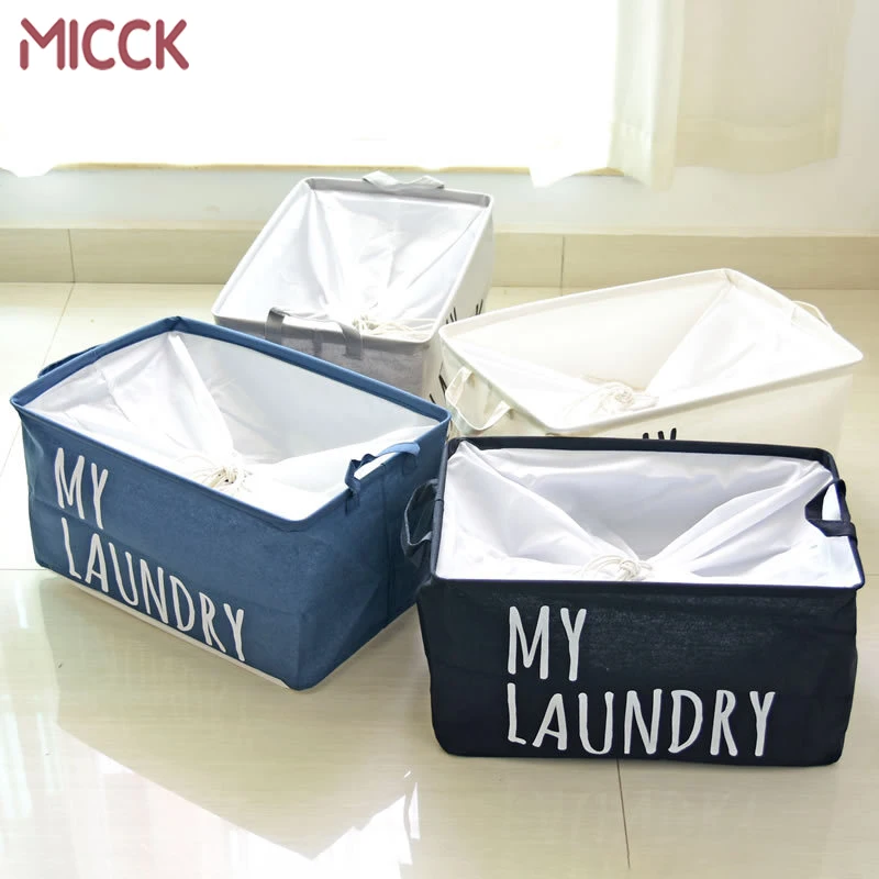 MICCK للطي الرباط ميناء شعاع مربع الملابس القذرة سلة الغسيل للملابس سلة تخزين الألعاب الغسيل المنظم MICCK للطي الرباط ميناء شعاع مربع الملابس القذرة سلة الغسيل للملابس سلة تخزين الألعاب الغسيل المنظم