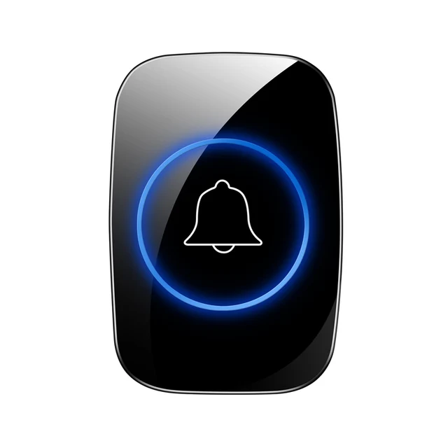 Wireless Doorbell NO battery Waterproof EU Plug led light 300m long range smart 433mhz 3