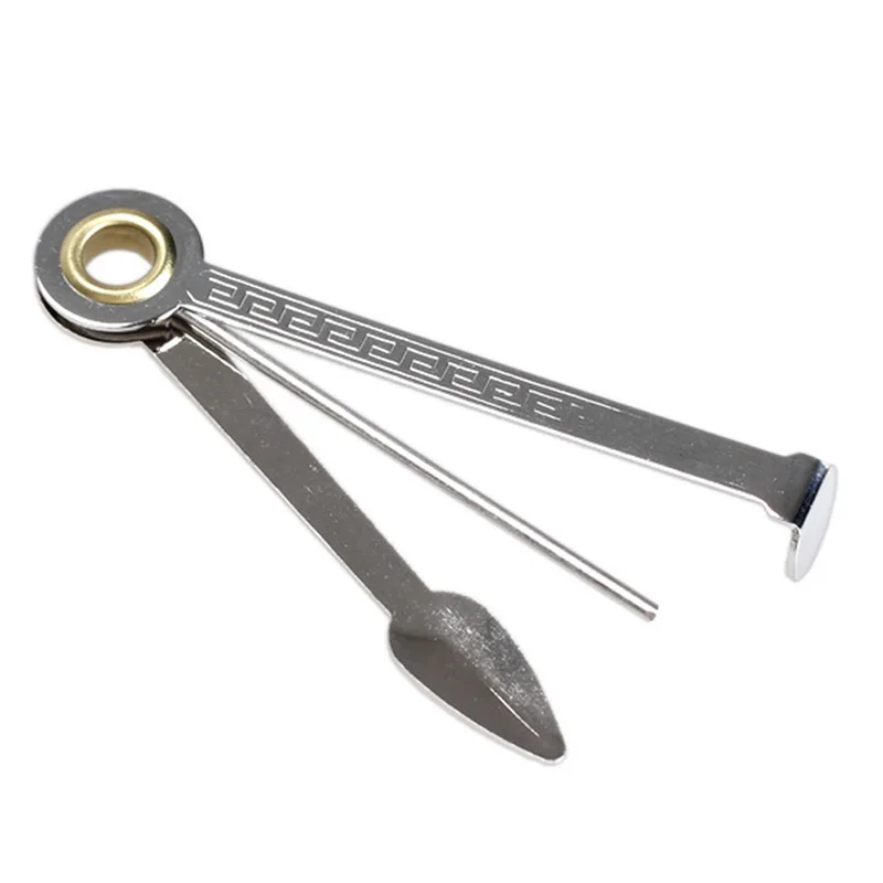 

Professioanl 3 In 1 Convenient Multifunctional Stainless Steel Tobacco Pipe Cleaning Tools Smoking Cleaning Accessories