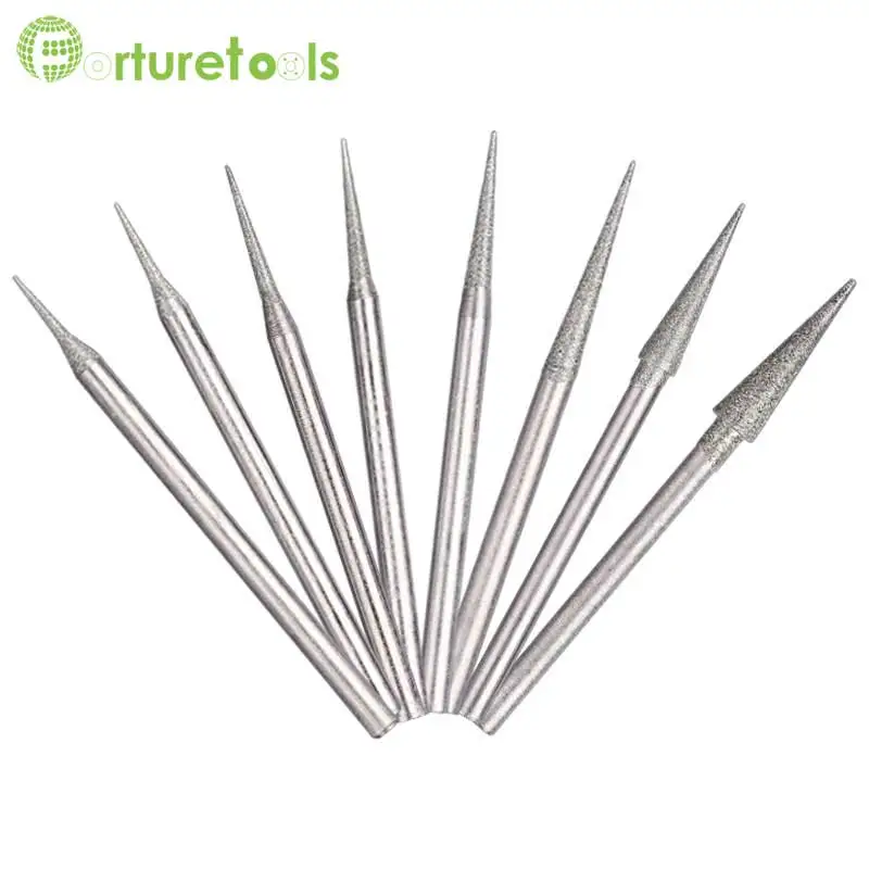 50pcs diamond mounted point dremel rotary tool mounted wheels Head dia 0.8~4mm Shank dia 2.35mm head type D TZ51 50pcs diamond mounted point dremel rotary tool mounted wheels Head dia 0.8~4mm Shank dia 2.35mm head type D TZ51