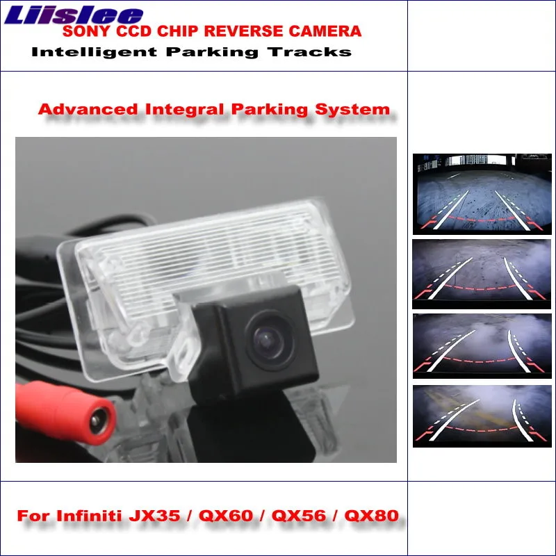 

Car Intelligent Parking Backup Camera For Infiniti JX35 / QX60 / QX56 / QX80 Reverse Rear View Camera Dynamic trajectory