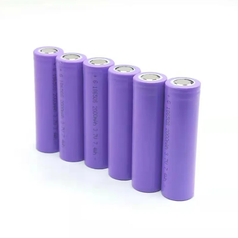 High Quality 2000mah 18650 battery 3.7V Lithium-ion Rechargeable Battery For Flashlights, Power bank