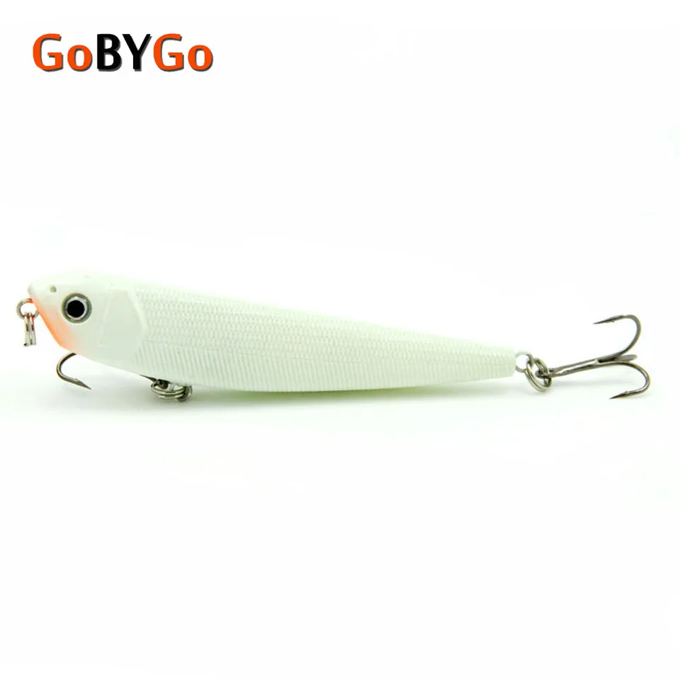 GoByGo 1 шт. 3D Тонущий Приманка для рыбалки карандаш 85 мм 8 г Ночная светящаяся в