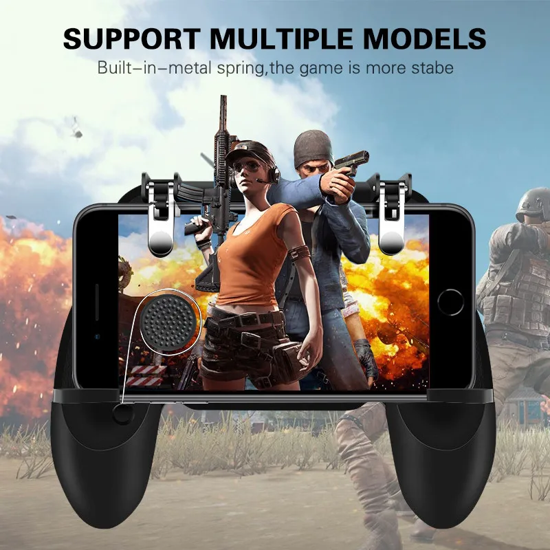 

New Portable W11X mobile Control Gamepad Gaming Controller Fire Game Controller Joystick Metal Trigger For Android/IOS