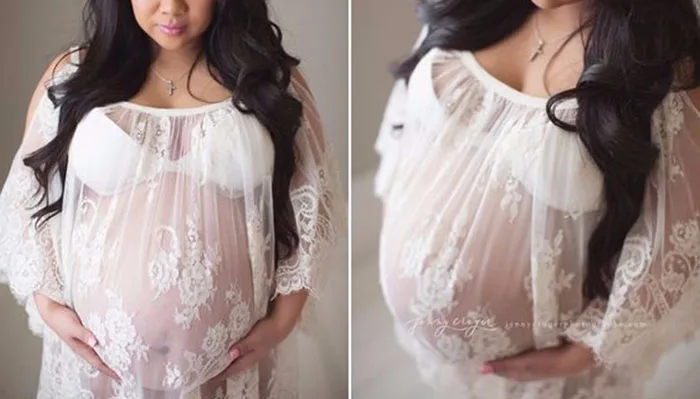 maternity photography props lace dress clothes