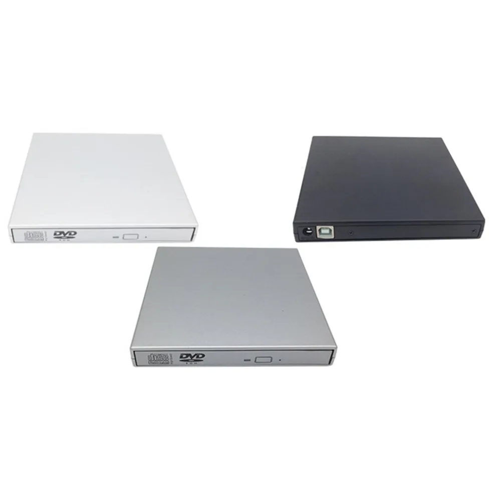 USB 2.0 External DVD Combo CD-RW Burner Drive CD DVD ROM For PC Computer Laptop Mobile External Drive Drop Shipping