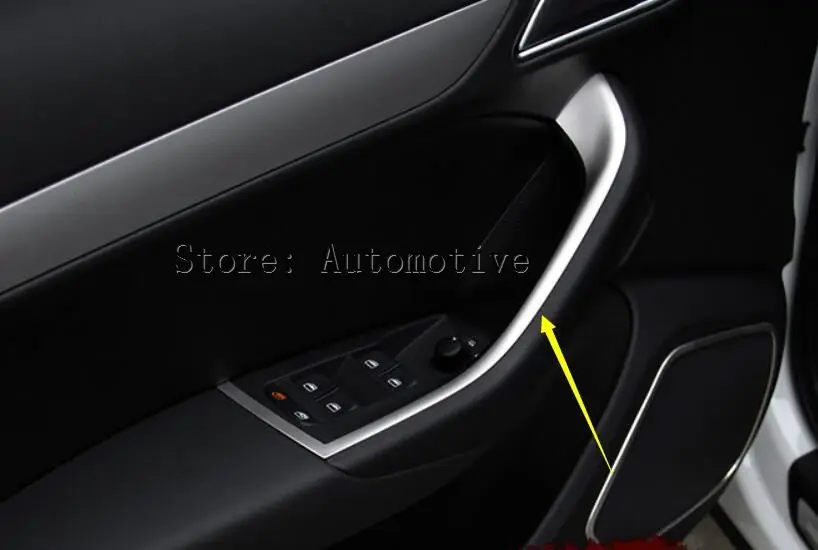 

Inner Door Armrest Window Lift Switch Button Cover Trim For Audi Q3 2013-2016