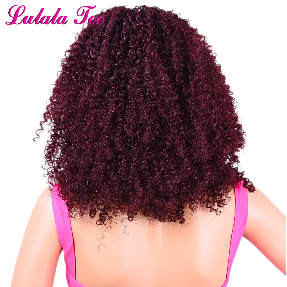 Red lace front wig