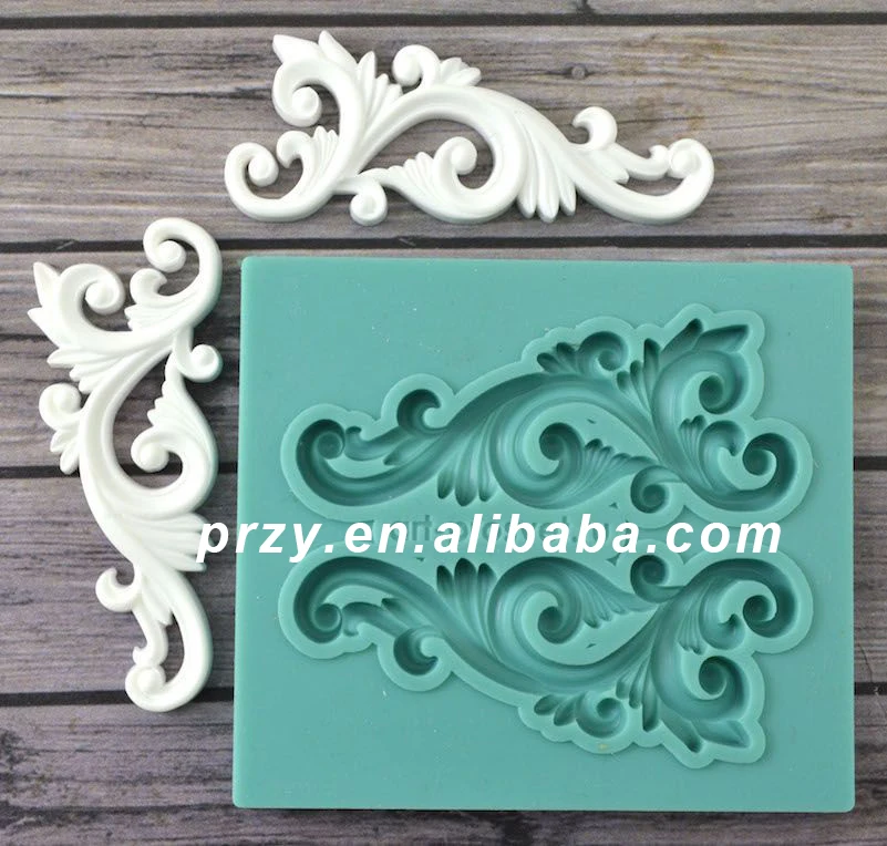 

Mold Silicone Monogram Crafts Decorating Cake Fondant Mold Silicone Moulds Silicone Rubber CIQ,FDA,LFGB,CE / EU PRZY 001