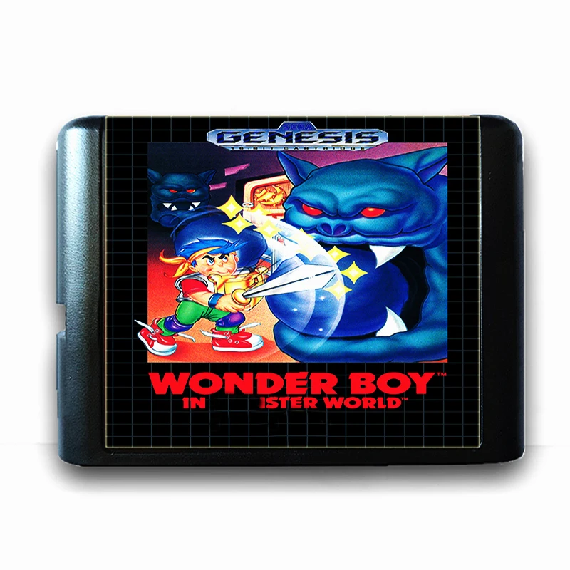 Игровая карта Wonder Boy in Monst World для 16 бит Sega MD Mega Drive игровой консоли Genesis |
