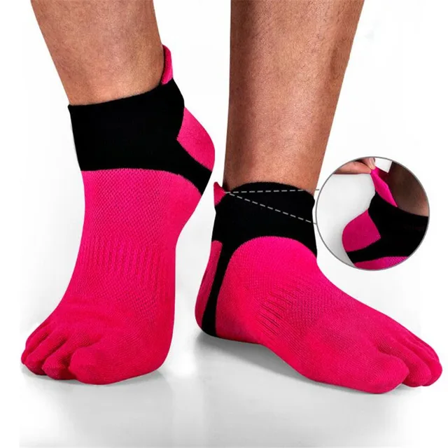 Four Seasons Cotton Men's Toe Socks Short Tube Toes Separate Socks