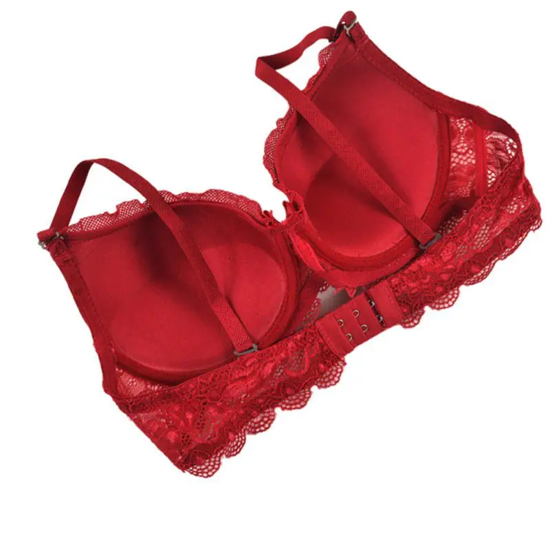 Lady Lace Black Push Up Bra Set Top B C Cups sujetador encaje Underwear 5 Colors Women Lingerie Sexy Panties And Bra Sets