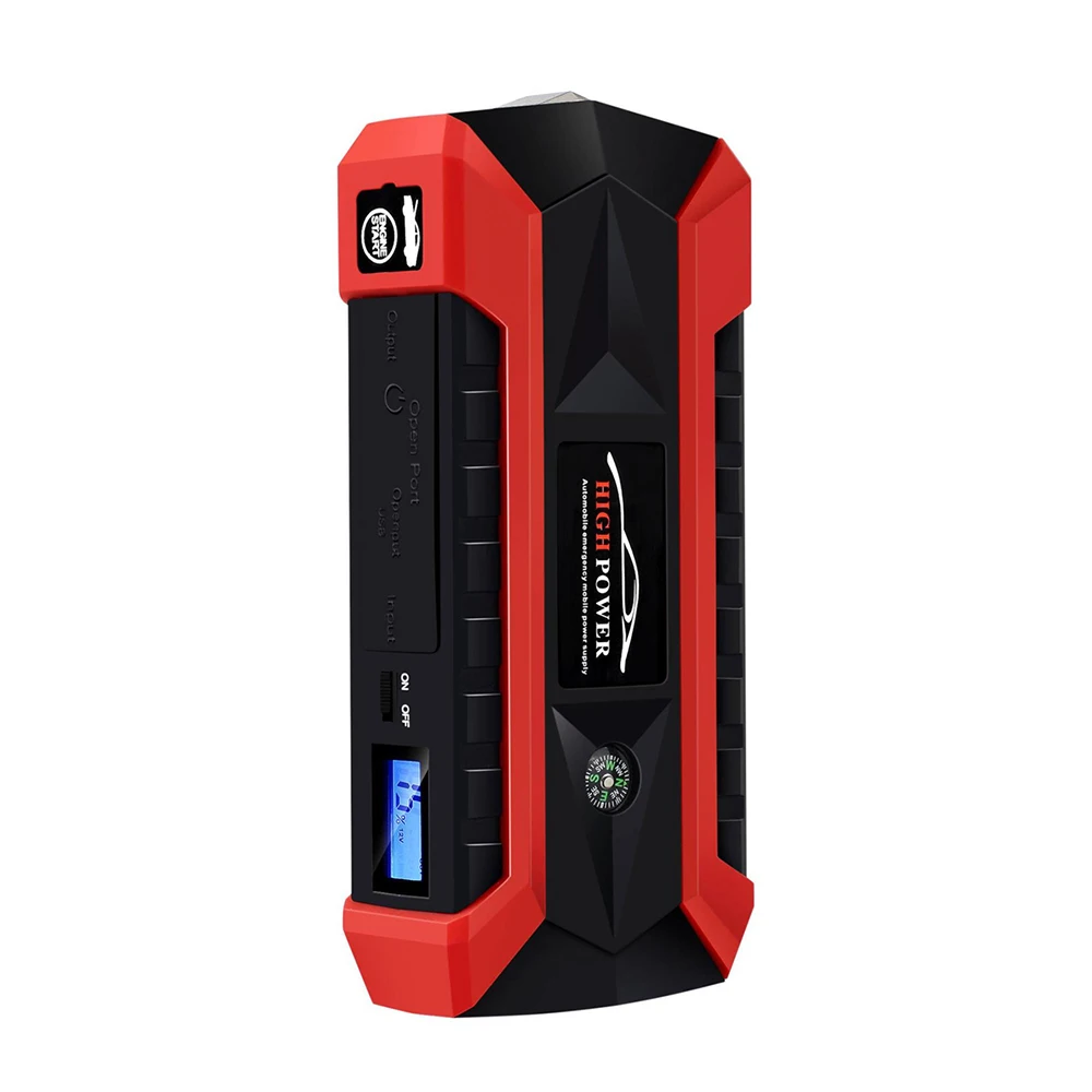 Portable 89800mAh Car Jump Starter Power Bank Booster Charge Cell 4 USB Starting Device Charge Pal Lamp Car Battery Splitter