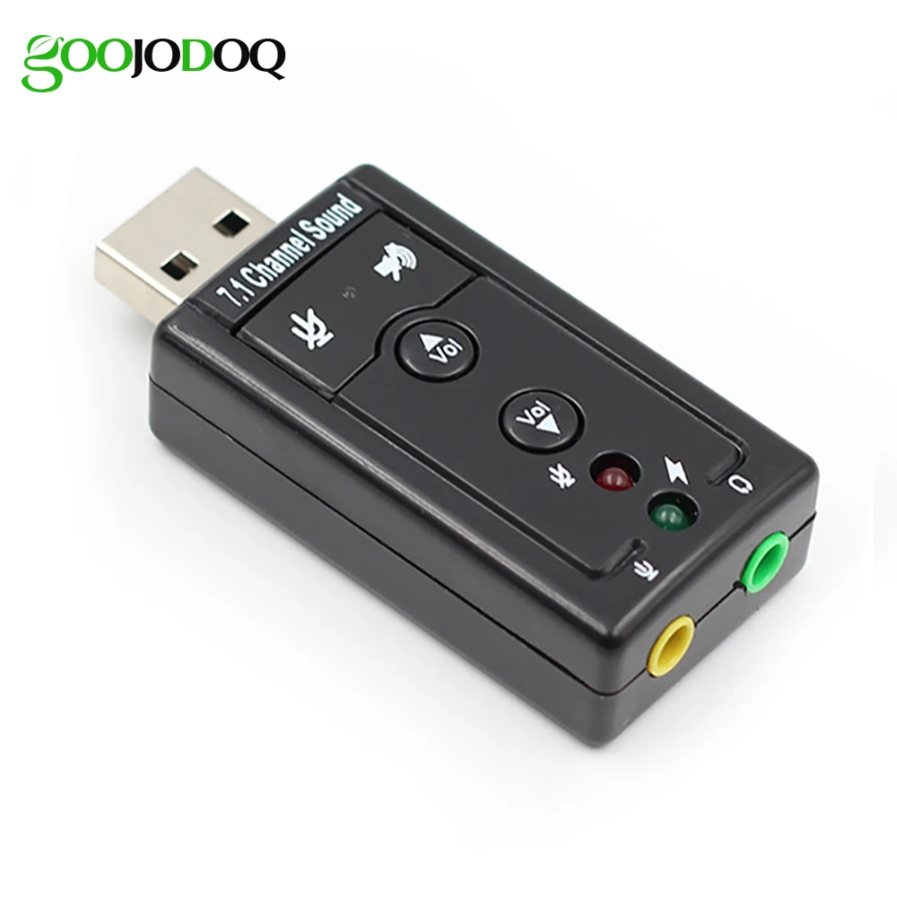 7 1 External USB Sound Card USB to Jack 3 5mm font b Headphone b font