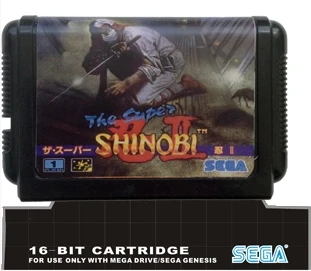 

The Super Shinobi 2 - 16 bit MD Games Cartridge For MegaDrive Genesis console