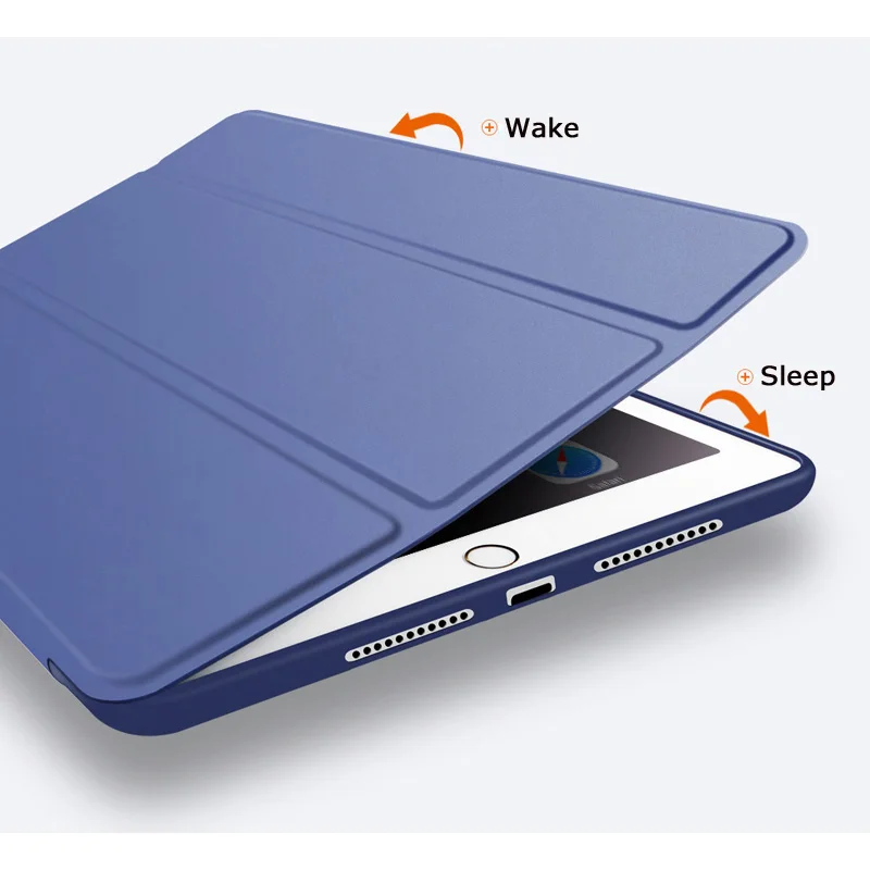 

2018 new for iPad Pro 10.5 case Slim Drop resistance silicone Smart Cover Case Magnet wake up sleep for ipad Case for tablet