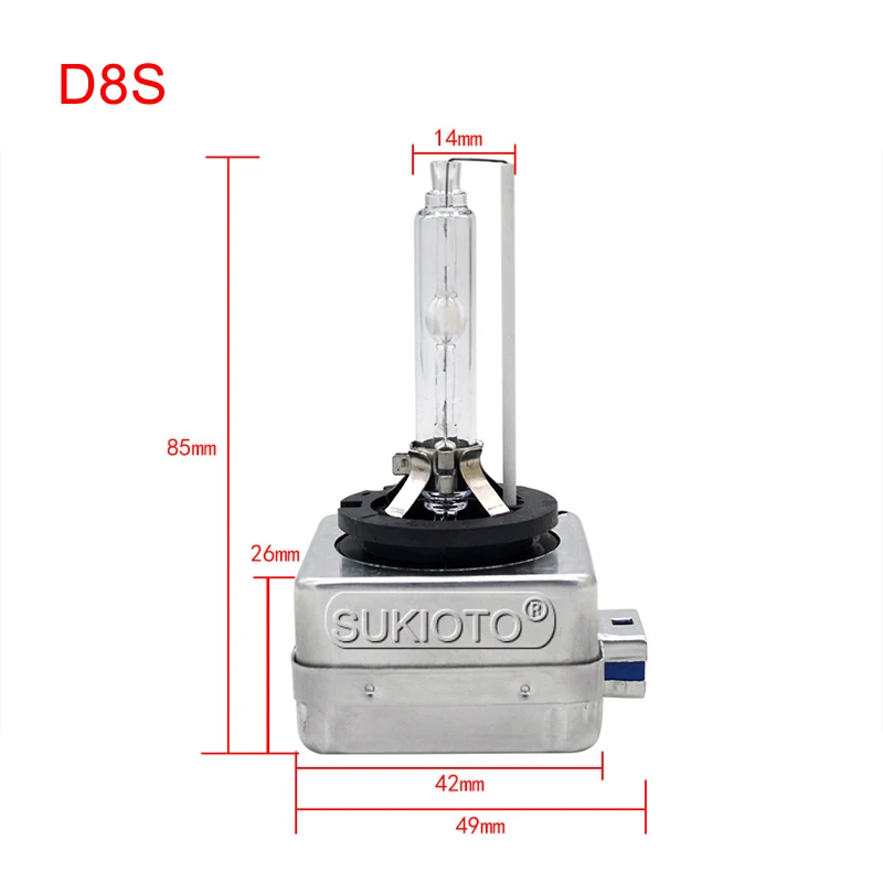 SUKIOTO 55 Вт D1S D3S D8S Комплект Ксеноновых передних фар 8000 K D1S балласт блок контроллера 4300 K 5000 K 6000 K D8S edge Escape Mustang фары