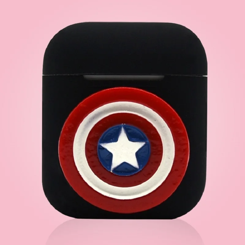 Мультфильм airpods силиконовый чехол с брелком для Apple Обложка защитный