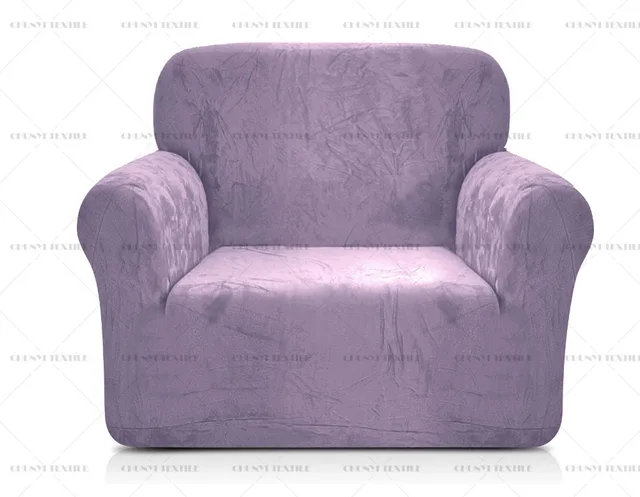 Spandex En Peluche Siege 1 Housse De Canape Molleton Chaise