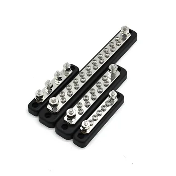 

Car Auto Truck Busbar Terminal Block 4-Point Bus Bar Power Distribution Block Studs Car Universal For Caravan RV Truck