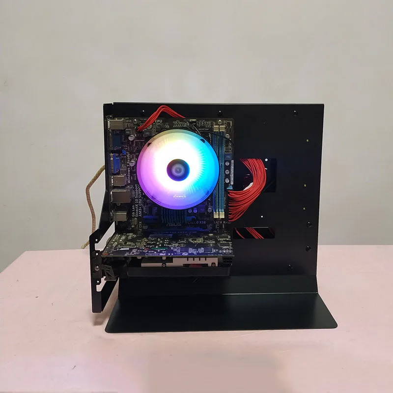 43*22*37 см DIY PC шасси в корпусе Персонализированная настольная вертикальная подставка водяного охлаждения ATX/Matx игровой хост-бокс gabinete computador