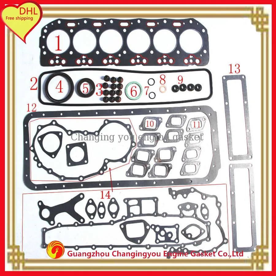 2H For TOYOTA LAND CRUISER 4.0 Diesel Engine Parts Engine Rebuilding