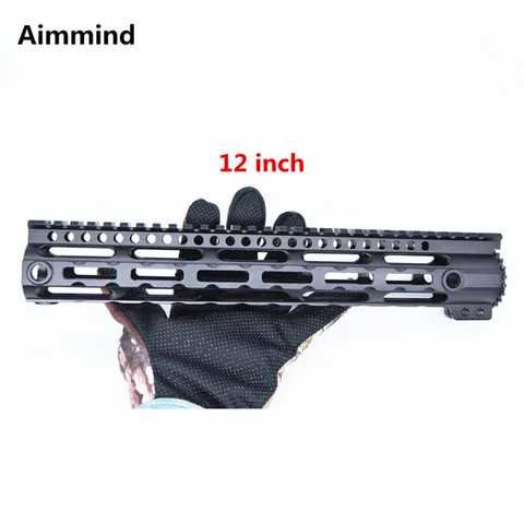Ultra Leve Livre Float Handguard Airsoft Tactical Picatinny Ferroviário Base Forend Scope Montar M-lok Ar-15 m4