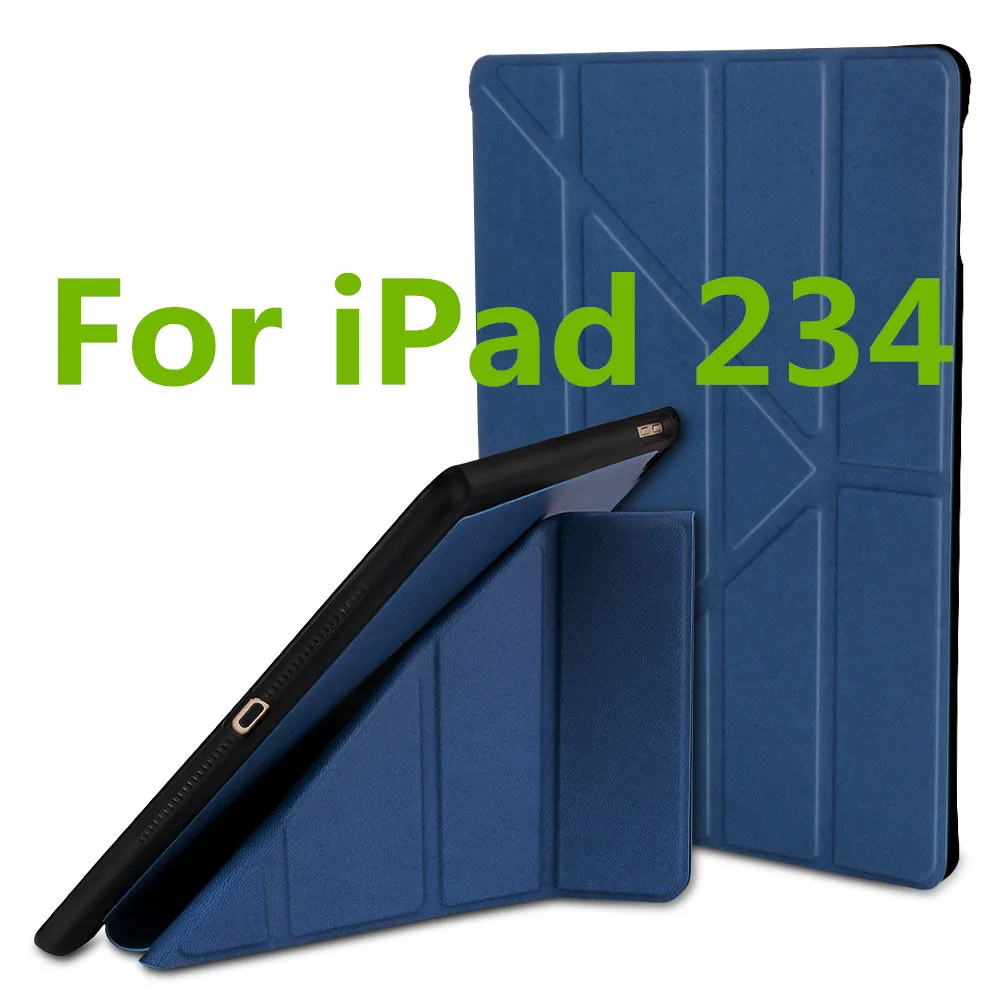 Чехол для iPad 2/3/4 смарт-чехол для iPad 9,7 из искусственной кожи чехол для iPad Mini 1 2 3 4 iPad 5 Air iPad 1 2 чехол с карандаш держатель - Цвет: 10