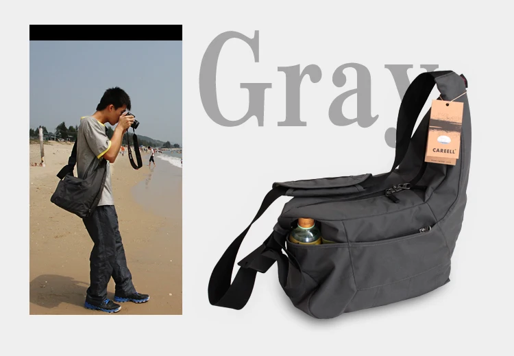 Горячая Распродажа, CAREELL C2028, легкая водонепроницаемая сумка для SLR камеры, сумка через плечо для микро-одной камеры, профессиональная Повседневная сумка для мужчин и женщин