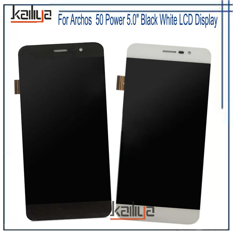 

For Archos 50 Power Mobile Phone LCD Display with 5.0 inch Black White Gold Touch Screen Digitizer Assembly Replacement Parts
