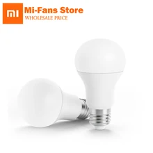 Xiao Mi mijia приложение белый Цвет 3000 К-5700 К 6.5 Вт 450lm 220-240 В 50/ 60 Гц LED E27 лампы Ми свет mijia App Wi-Fi Удаленная группа Управление