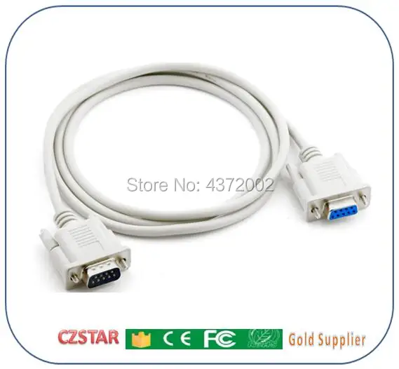 Serial RS232 Null Modem Cable Female/male DB9 FTA Direct Connection 9