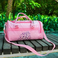 Детская танцевальная сумка для девочек; милая розовая сумка принцессы через плечо; балетная сумка на плечо с блестками; балетки - Цвет: PS960 pink