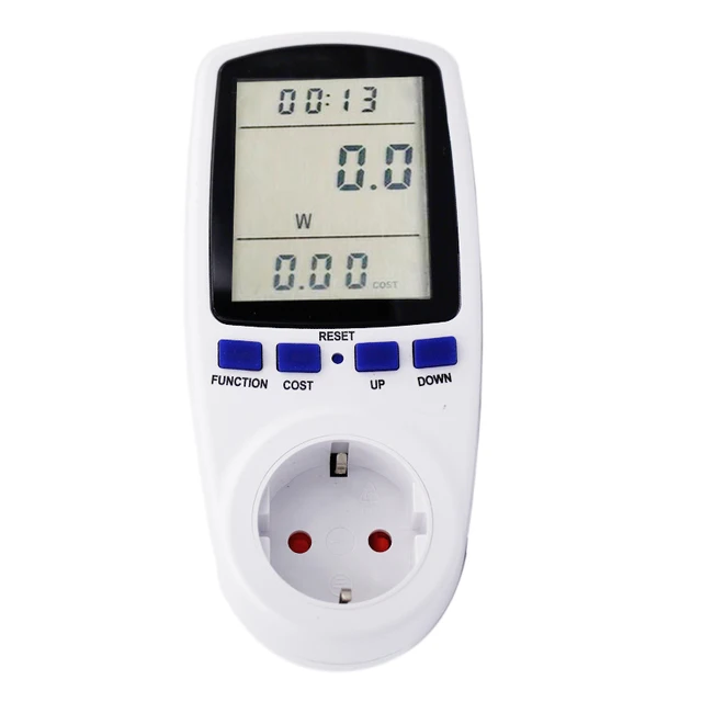 digital watt meter European power measurement socket Current Voltage