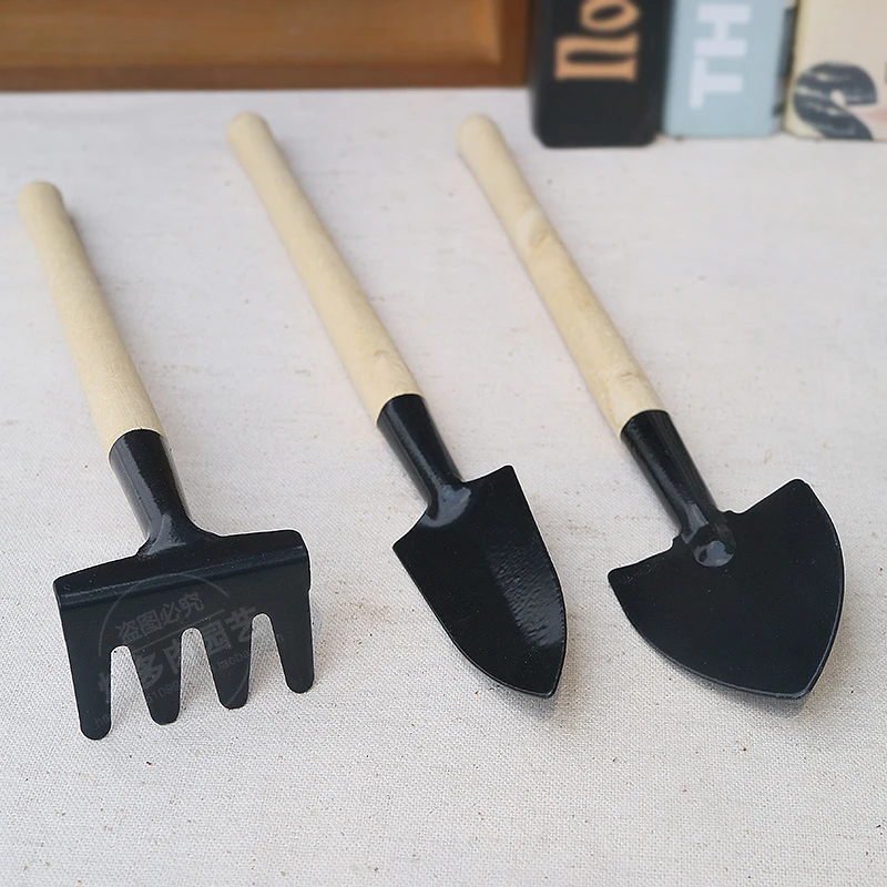 Panggang Berdaging Succulents Pot Bunga Peralatan Berkebun Tanam Menyapu Kecil Tiga Potong Cangkul Kecil Anak Tool Demagnetizer Flowers Shawlflower Girl Alice Bands Aliexpress