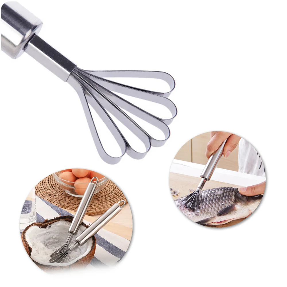 

1PC Stainless Steel Coconut Planer Shaving Cutter Coconut Tool Multi-function Fish Scale Planing Knife Labor Saving Tool