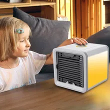 Портативный мини USB кондиционер увлажняюший очиститель 7 цветов легкий Настольный вентилятор охладитель воздуха вентилятор для офиса дома