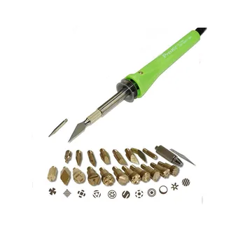 

21 in 1 High Quality Electric Soldering Iron Pyrography Pen Set with Pyrography Tools for Wood Burning Leather Carving Circuit