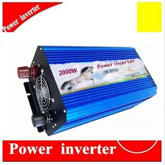 

2000w inverter pure sine wave max 4000w power DC12V/24V/48V/230V to AC240V for solar wind home use Inversor de onda pura 2000w