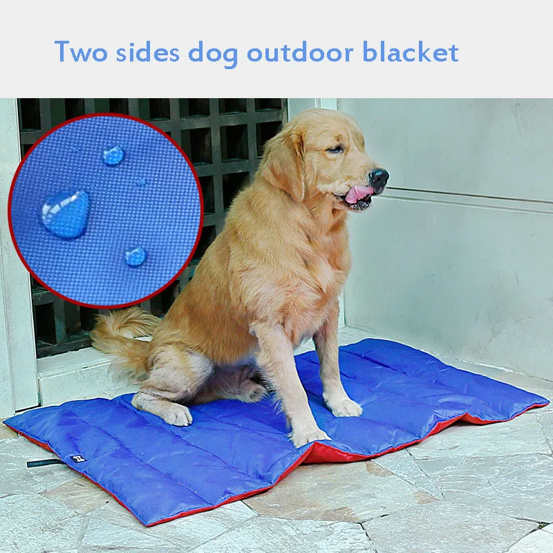 Outdoor Big Large Dog Mat Waterproof Pet Sofa Bed House Kennel Golden